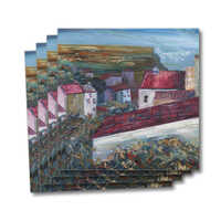 Staithes pack of four greeting cards