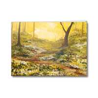 Greeting card of the painting Enter the glade of tranquillity