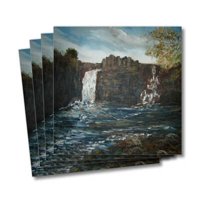 Four greeting cards of the painting High Force IV