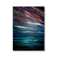 Greeting card of the painting Moontide