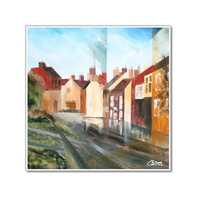 Ceramic coaster of the painting Greatham after the rain