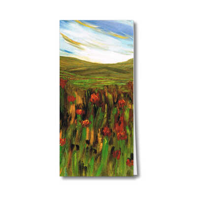Greeting card of the painting Meadow harmony