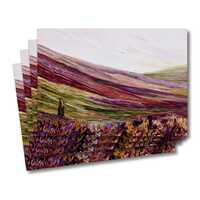 Four greeting cards of the painting Pilgrims' way