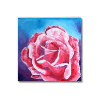 Greeting card of the painting Queen's rose