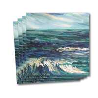 Four greeting cards of the painting Rhapsody in blue