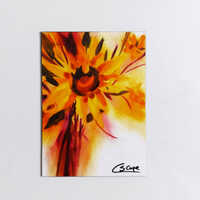 Magnet of the painting Sunflower awakening