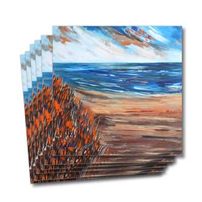 Six greeting cards of the painting 'The Dunes'