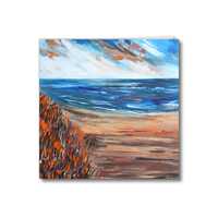 Greeting card of the painting 'The dunes'