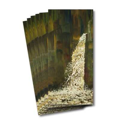 Six greeting cards of the painting Tumbling waters