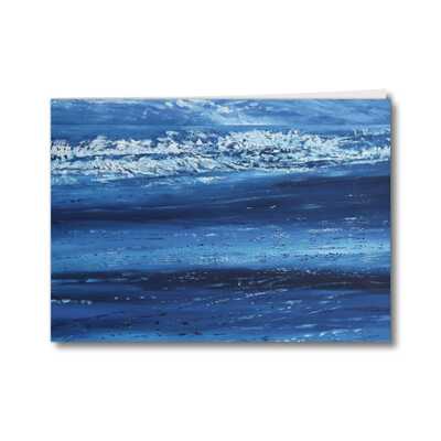Greeting card of the painting - Turn of the tide